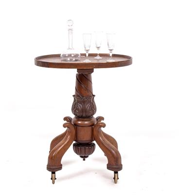 Lot 413 - A 19TH CENTURY MAHOGANY TABLE