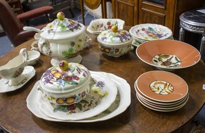 Lot 456 - A PART COPELAND SPODE DINNER SERVICE