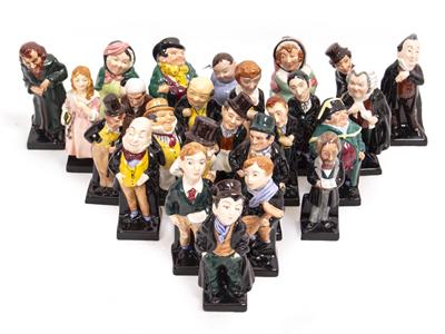 Lot 476 - TWENTY FIVE ROYAL DOULTON DICKENS SERIES FIGURINES