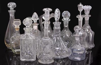 Lot 484 - A COLLECTION OF VARIOUS DECANTERS