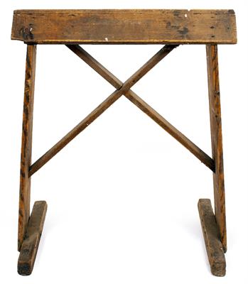Lot 520 - AN OLD PINE SADDLE HORSE