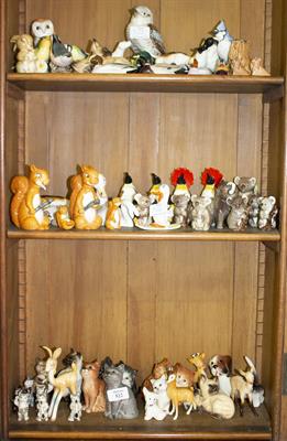 Lot 522 - A COLLECTION OF PREDOMINATELY BESWICK FIGURES