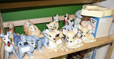 Lot 525 - A SELECTION OF WADE DISNEY BLOW UPS