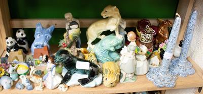 Lot 526 - A VERY LARGE COLLECTION OF WADE POTTERY FIGURES