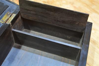 Lot 21 - Carved ebony box