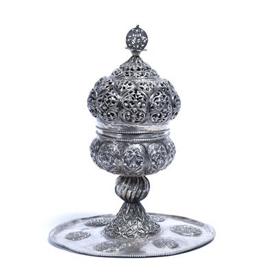 Lot 33 - Ottoman silver Incense-Burner