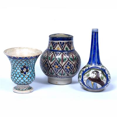 Lot 81 - Three ceramic vases