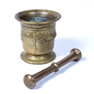 Lot 137 - Pestle and mortar