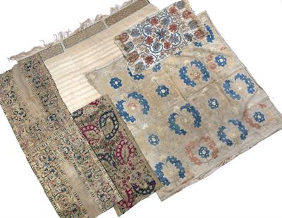 Lot 190 - Group of Suzani and other smaller textile panels and covers