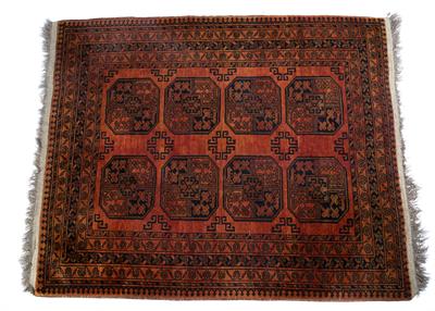 Lot 201 - Afghan rust ground rug