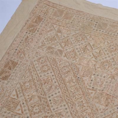 Lot 202 - Large silk wall hanging/bedspread