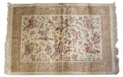 Lot 205 - Silk rug