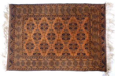 Lot 208 - Afghan rust ground rug