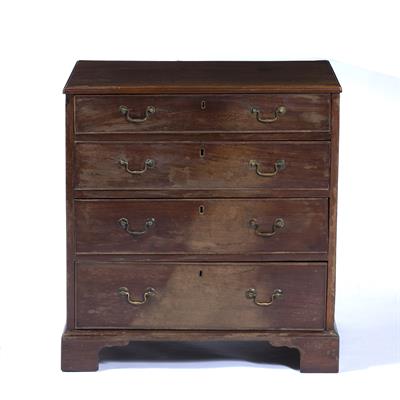 Lot 311 - George III four drawer chest