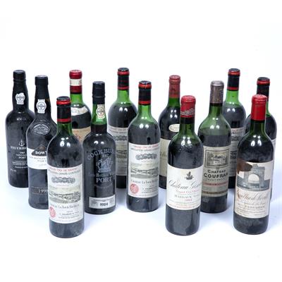 Lot 347 - Collection of various bottles of wine and port