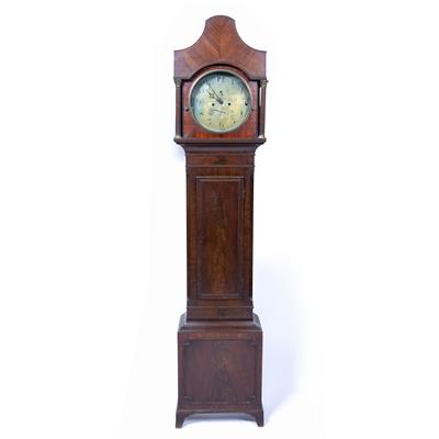 Lot 349 - Mahogany cased longcase clock