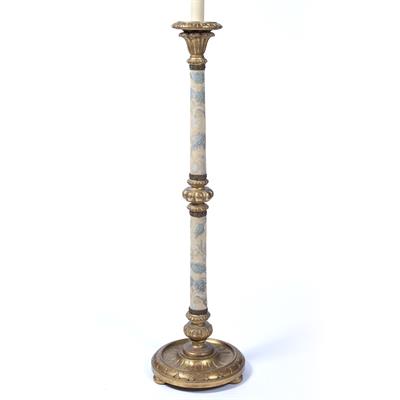 Lot 362 - Italianate giltwood standard lamp base