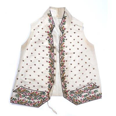 Lot 387 - Silk waistcoat