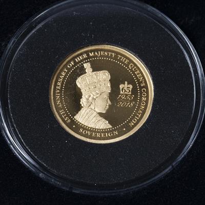 Lot 432 - Harrington & Byrne 2018 Coronation Jubilee gold proof sovereign