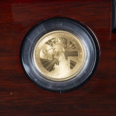 Lot 435 - Britannia Royal Mint proof quarter ounce gold coin