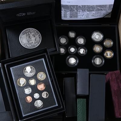 Lot 457 - Collection of UK Royal Mint proof coin sets