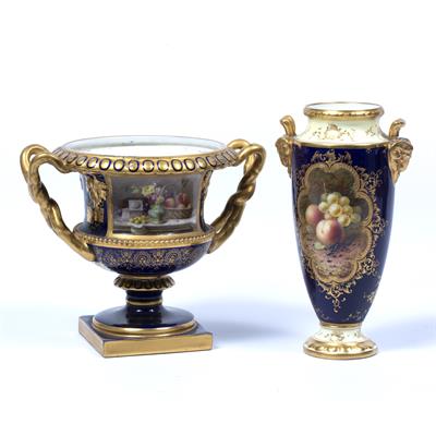 Lot 546 - Royal Worcester campana vase