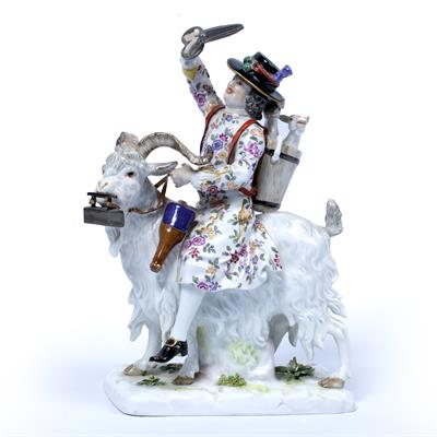 Lot 549 - Meissen porcelain figure group