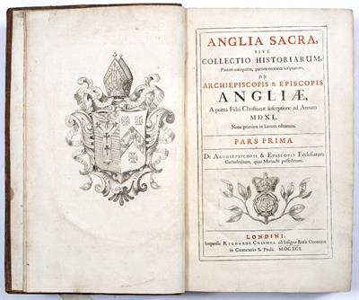 Lot 558 - Anglia Sacra