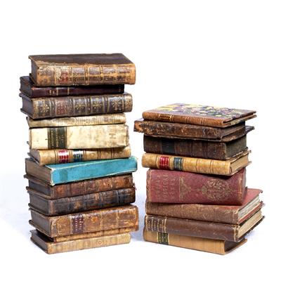 Lot 621 - A COLLECTION OF TWENTY ANTIQUARIAN SMALL FORMAT TITLES TO INCLUDE:- St Augustines Meditations