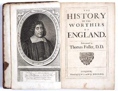 Lot 637 - FULLER, Thomas, The Church-History of Britain...