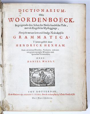 Lot 644 - DICTIONARIES