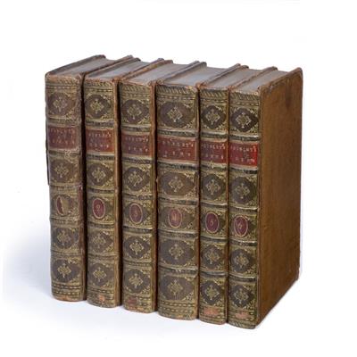 Lot 650 - A Collection of 18th century leather bound Literature