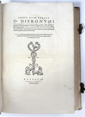 Lot 742 - 16TH CENTURY BIBLE COMMENTARY: ST JEROME