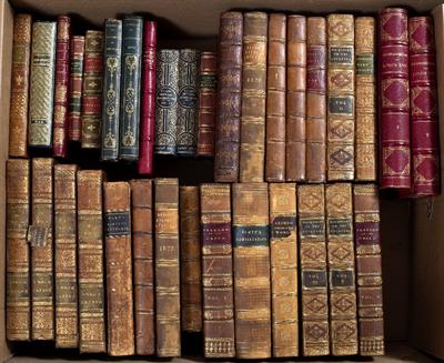 Lot 858 - A COLLECTION OF 21 18TH AND 19TH CENTURY BINDINGS. full and half calf. tooled. 8vo. mainly Theology
