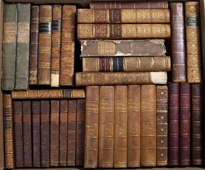 Lot 861 - A COLLECTION OF THIRTY THREE 18TH/19TH CENTURY BINDINGS inc. Ovid