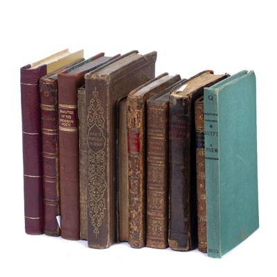 Lot 896 - A GROUP OF 11 19TH CENTURY POETRY TITLES small format. 12 mo. variously bound (11)