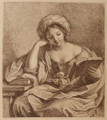 Lot 31A - FRANCESCO BARTOLOZZI AFTER GUERCINO