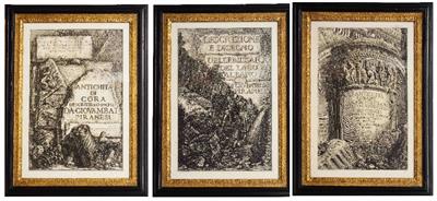 Lot 61 - GIOVANNI BATTISTA PIRANESI