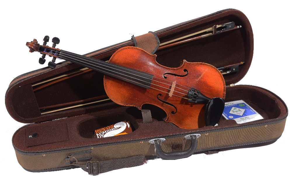 Lot 143 - A GERMAN VIOLIN