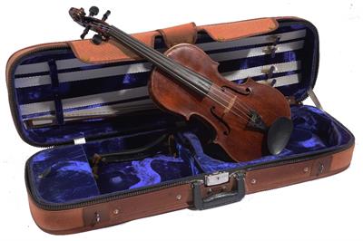 Lot 144 - A 19TH CENTURY VIOLIN with two piece back