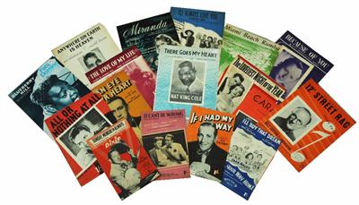 Lot 147A - A QUANTITY OF SHEET MUSIC