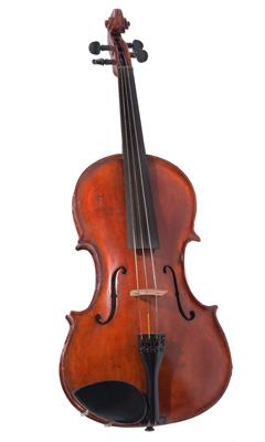 Lot 150 - A VIOLA with two piece back and with label inscribed 'Louis Fussell' maker Bedford 1989