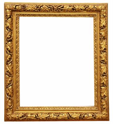 Lot 480 - A 19TH CENTURY CONTINENTAL GILTWOOD FRAME