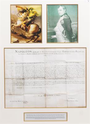 Lot 8 - NAPOLEON BONAPARTE DOCUMENT