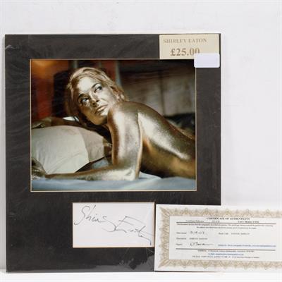 Lot 19 - A SHIRLEY EATON SIGNATURE