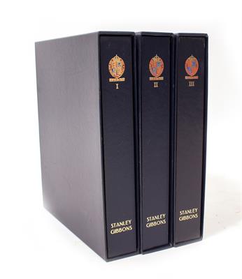 Lot 72 - THREE STANLEY GIBBON'S GREAT BRITAIN LUXURY STAMP ALBUMS