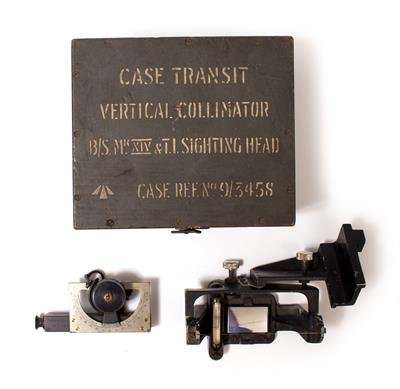 Lot 95 - A MILITARY CASED TRANSIT VERTICAL COLLIMATOR