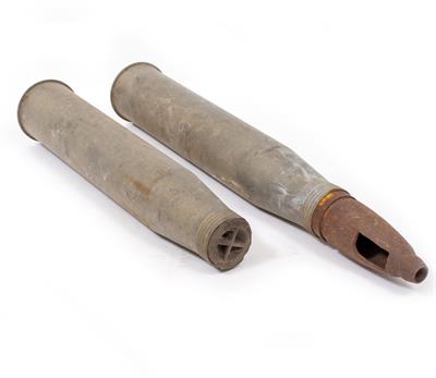 Lot 117 - TWO SHELL CASES