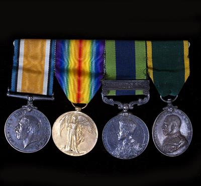 Lot 135 - A GROUP OF FOUR KING GEORGE V MEDALS