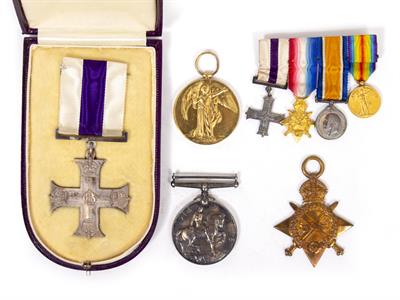 Lot 136 - A  MILITARY CROSS (MC)